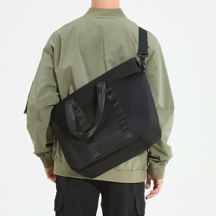 NOMK Oxford Handbag Unisex Black-2