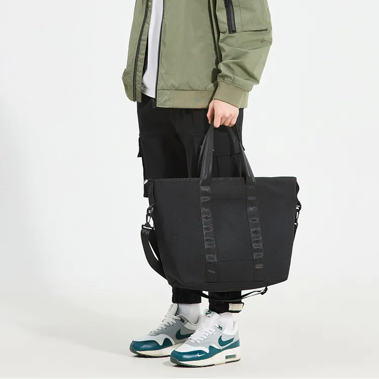 NOMK Oxford Handbag Unisex Black-1