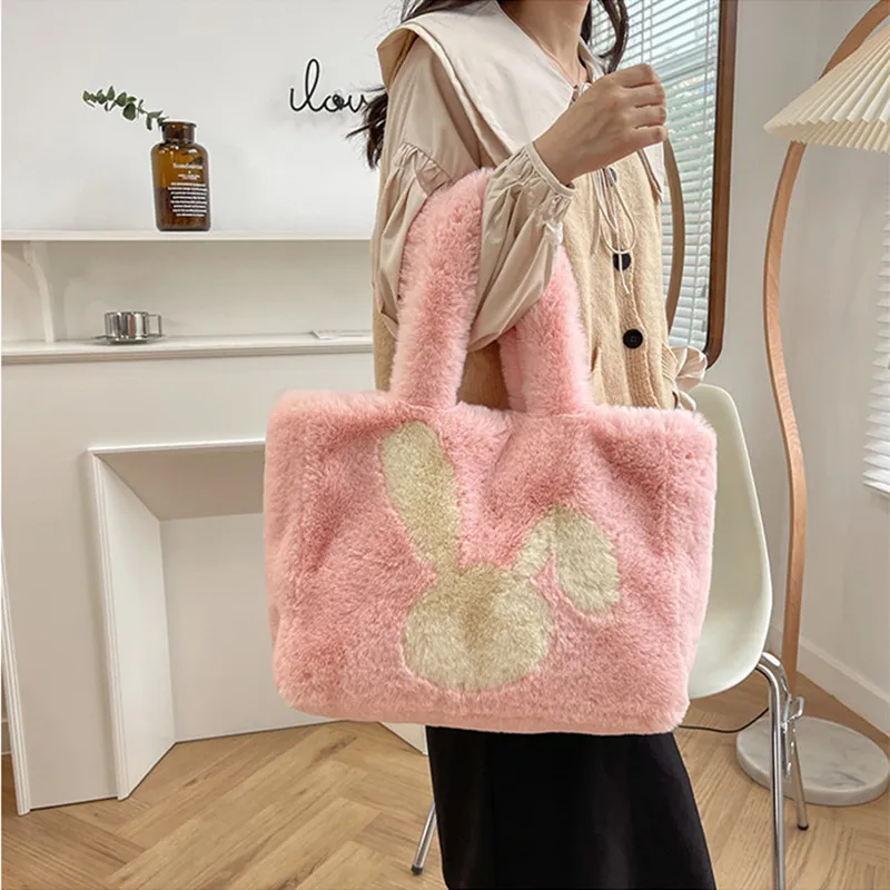 NOMK Plush Shoulder Bag Women's Multicolor-7