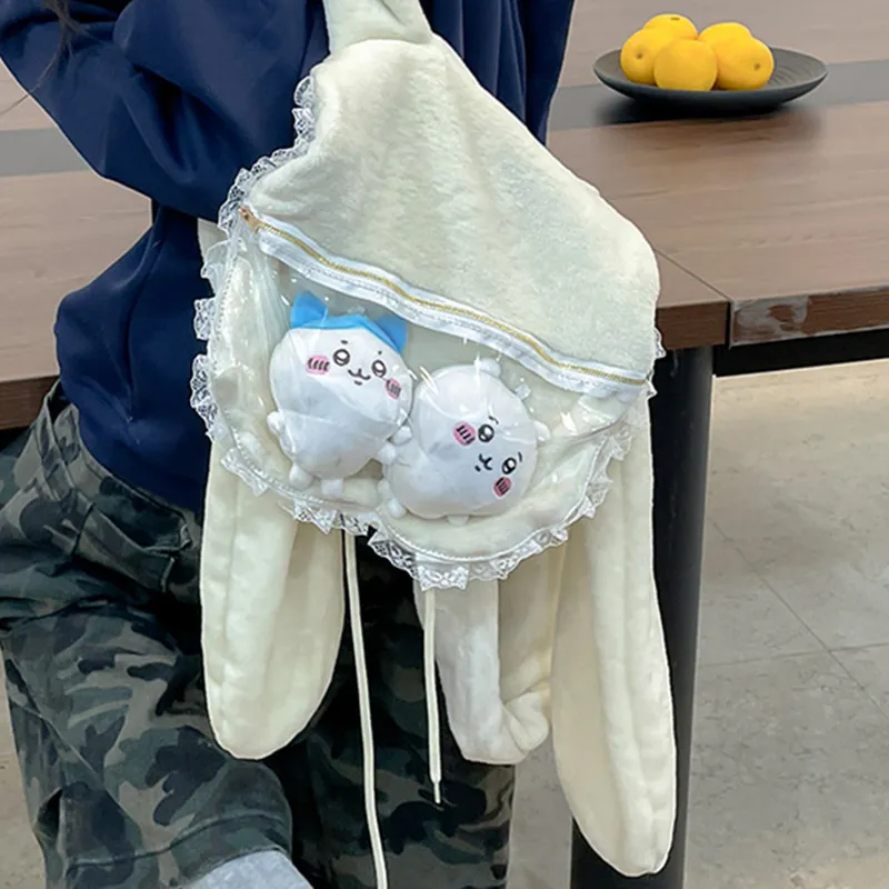 NOMK Plush Backpack Regular Women's White-3