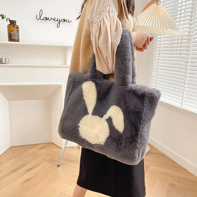 NOMK Plush Shoulder Bag Women's Multicolor-10