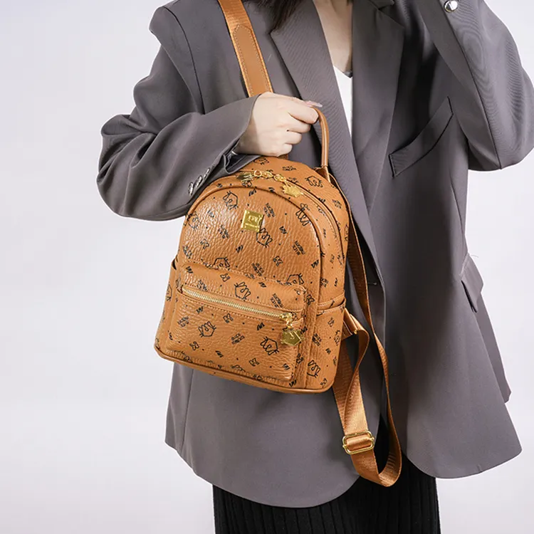 NOMK PU Backpack Women's Multicolor-11