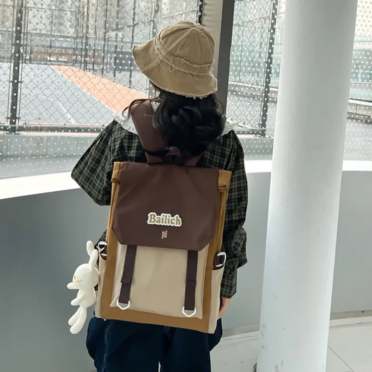 NOMK Oxford Backpack Unisex Multicolor-11