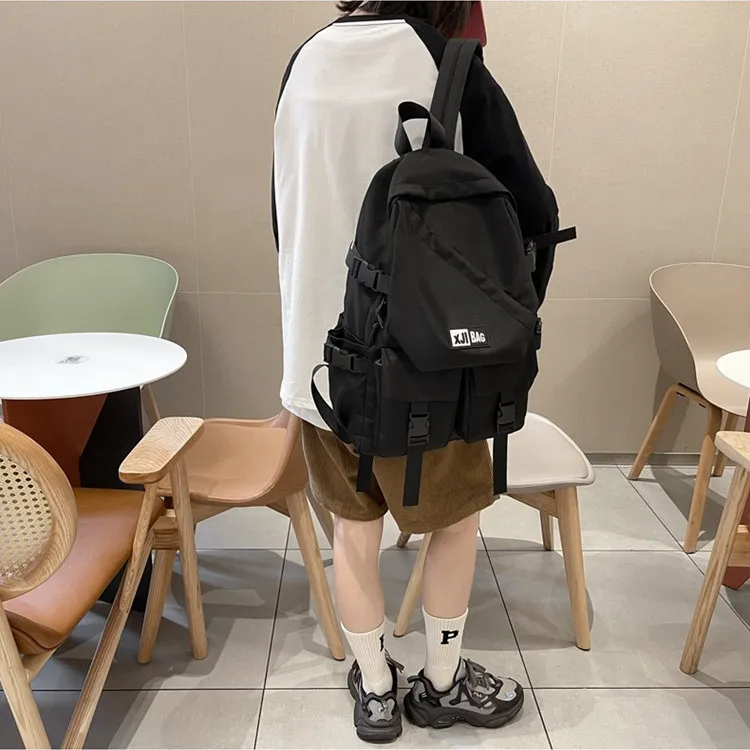NOMK Nylon Laptop Bag Backpack Regular Unisex-4