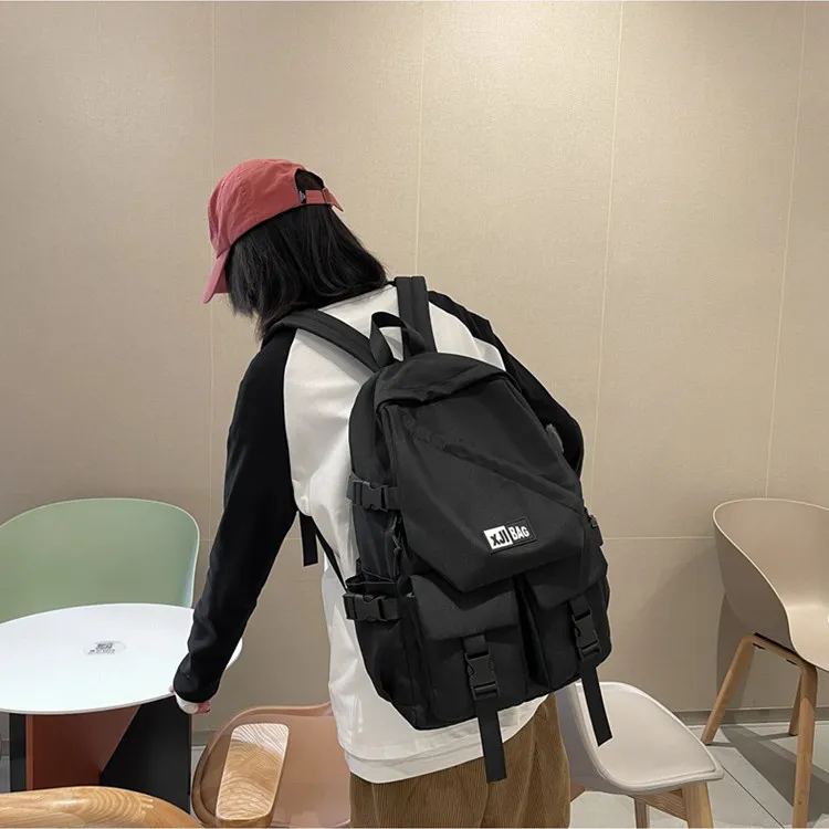 NOMK Nylon Laptop Bag Backpack Regular Unisex-3