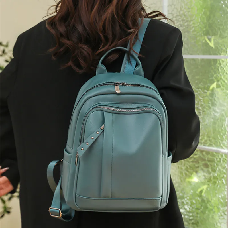 NOMK PU Backpack Regular Women's Multicolor-12