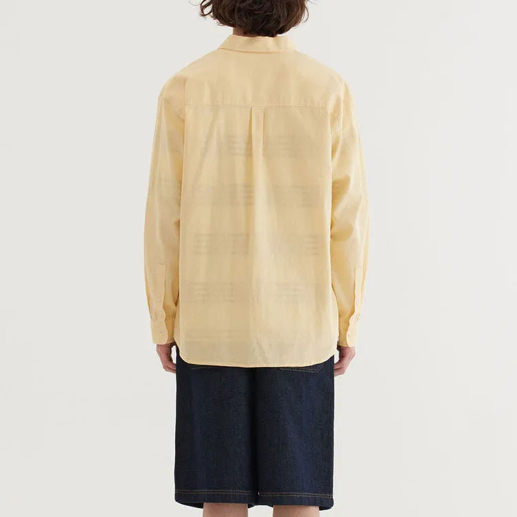 COVERNAT SS25 Shirt Unisex Yellow-2