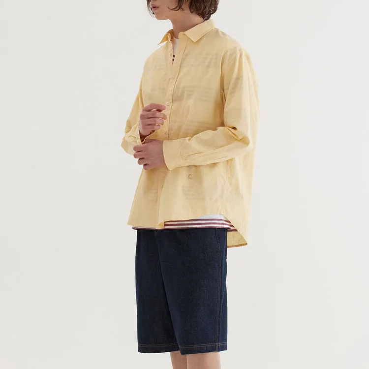 COVERNAT SS25 Shirt Unisex Yellow-4