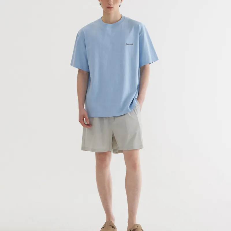 COVERNAT SS25 T Shirt Unisex Blue-3