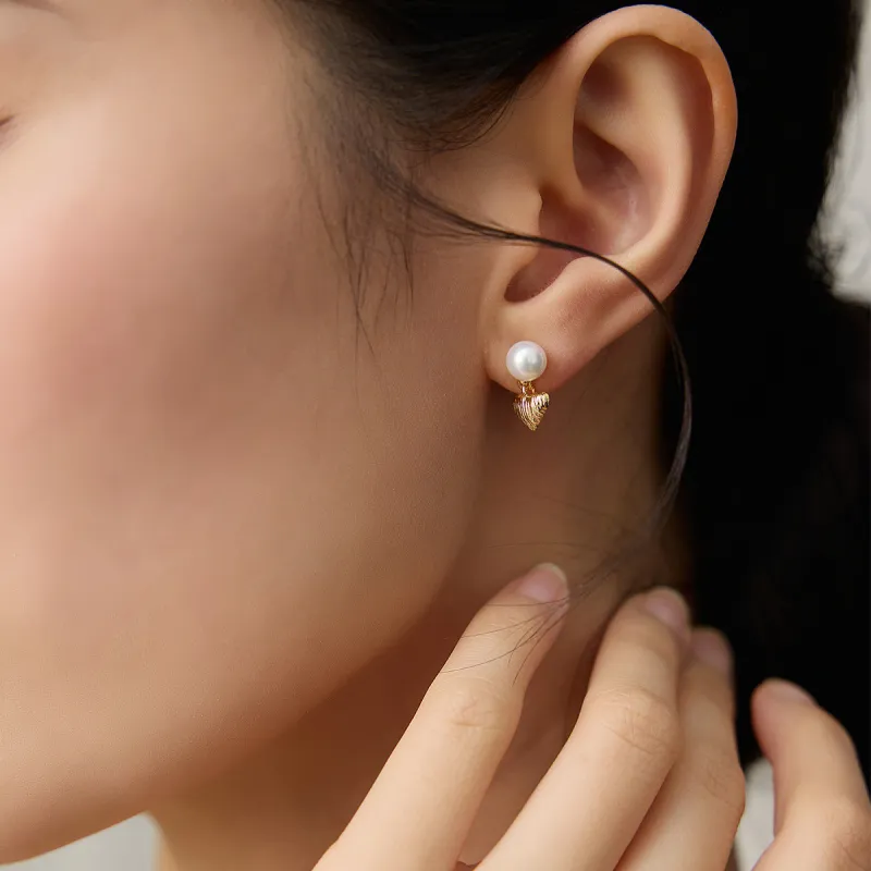 BRIR Pearl Earrings Women's-3