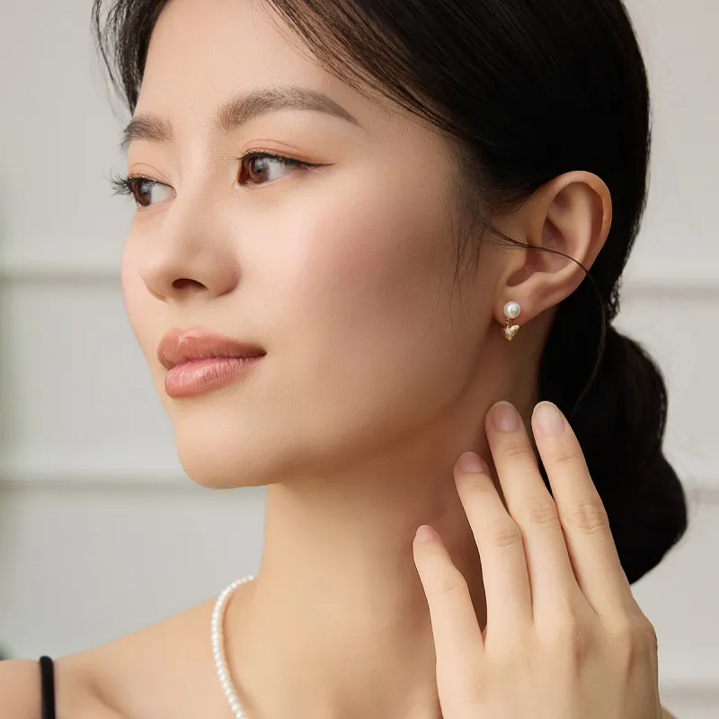 BRIR Pearl Earrings Women's-5