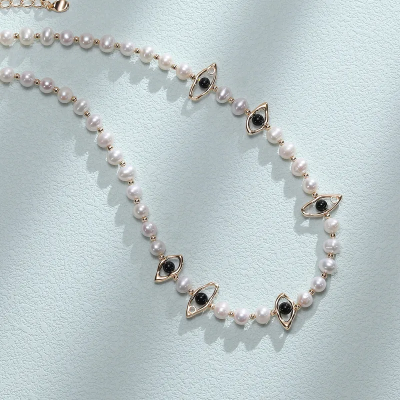 BRIR Freshwater Pearl Necklaces Women's-4