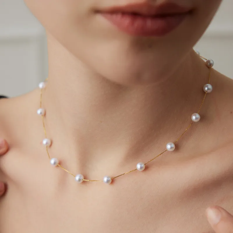 BRIR Freshwater Pearl Necklaces Women's-3