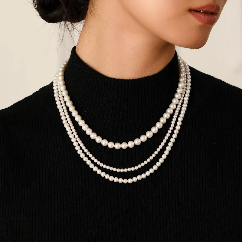 BRIR Pearl Necklaces Women's-4