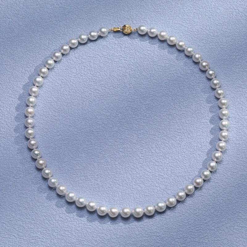 BRIR Freshwater Pearl Elegance Advanced Sensual Versatile Necklace Collarbone Chain Women's-1