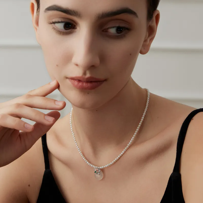 BRIR Freshwater Pearl Necklaces Women's-4
