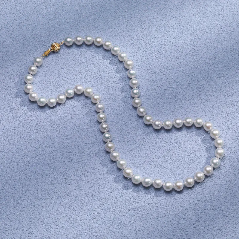 BRIR Freshwater Pearl Elegance Advanced Sensual Versatile Necklace Collarbone Chain Women's-5