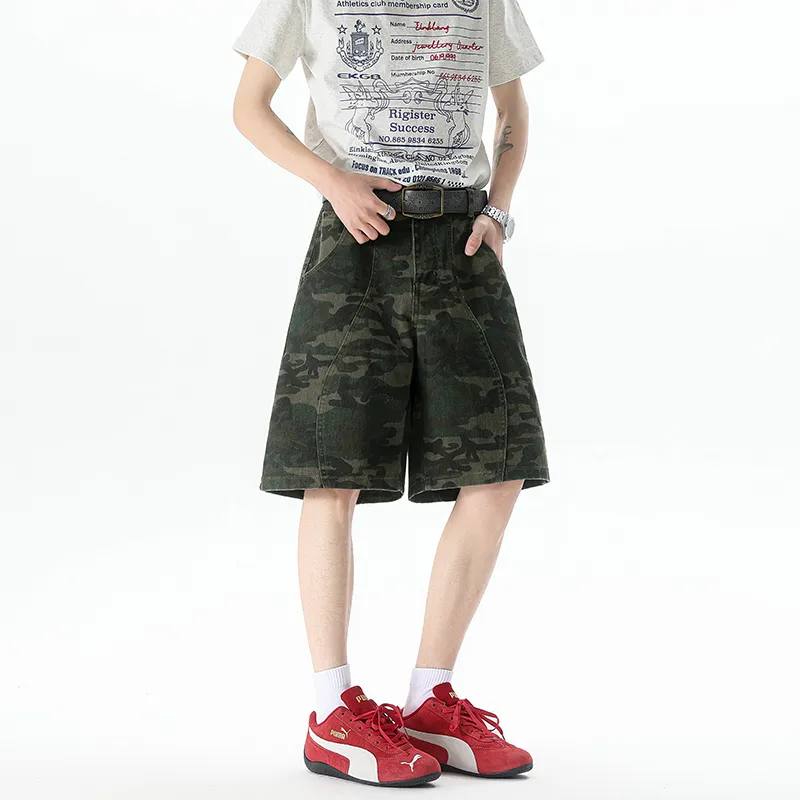 Fakeyoung Denim Shorts Unisex-2