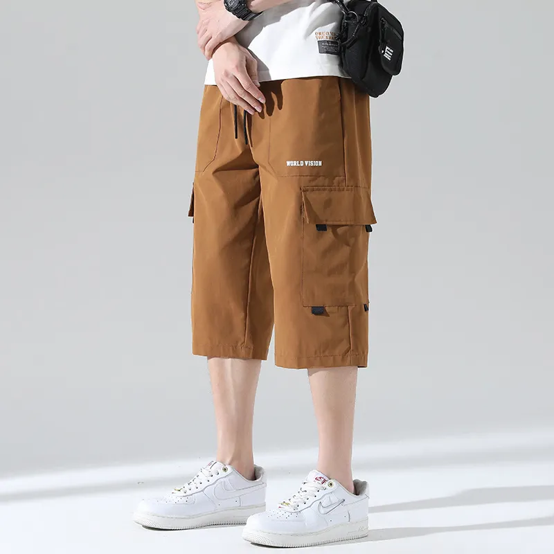 Fakeyoung Casual Capri Shorts Unisex-12