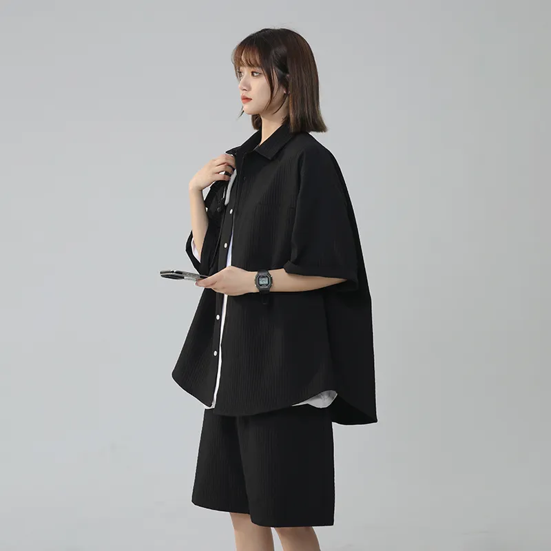 Fakeyoung Shirt Matching Set Unisex-5