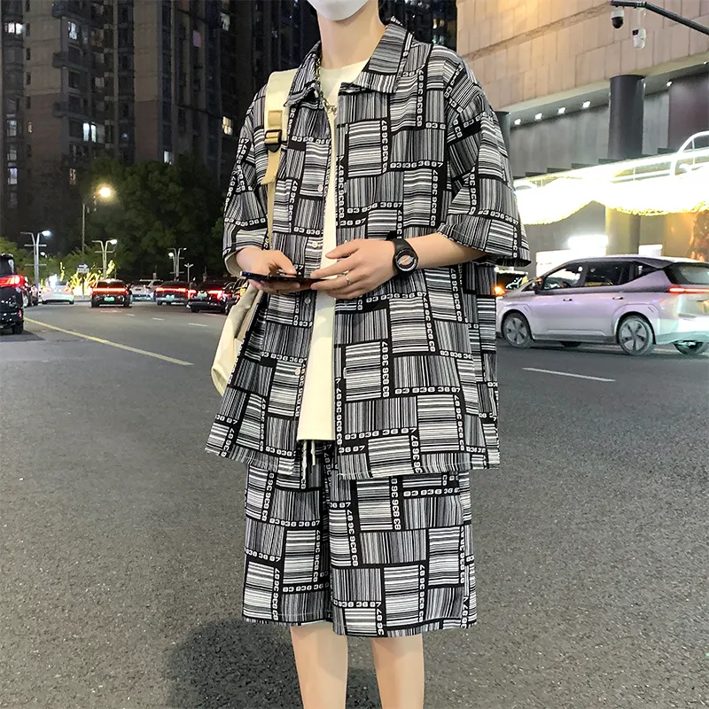 Fakeyoung Shirt Matching Set Unisex-2