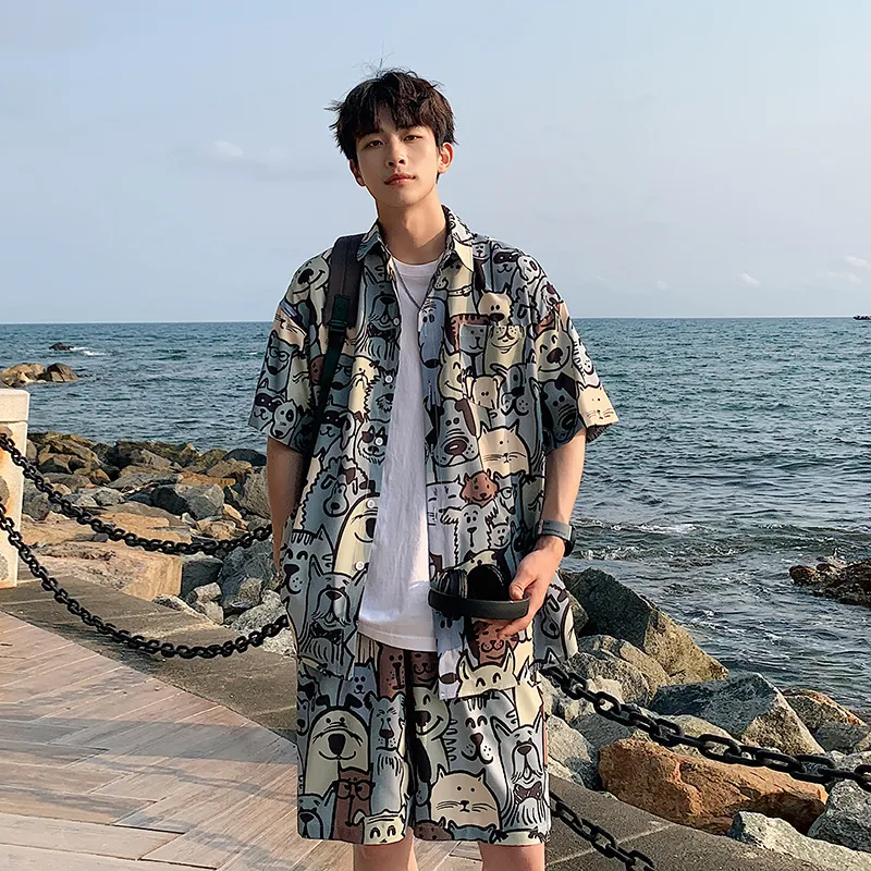 Fakeyoung Shirt Matching Set Unisex-9