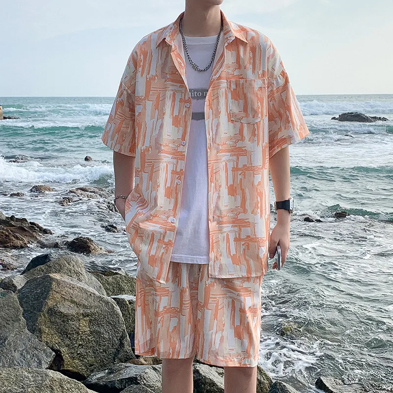 Fakeyoung Shirt Matching Set Unisex-9