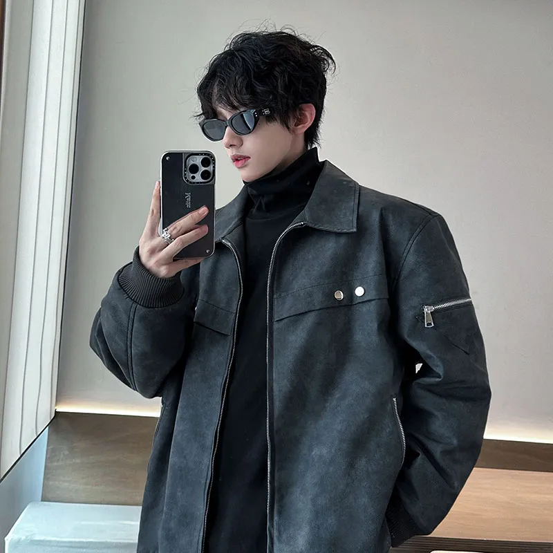 Fakeyoung Leather Jacket Unisex-2