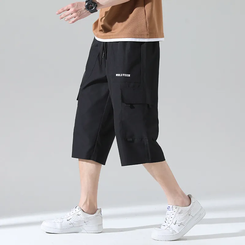 Fakeyoung Casual Capri Shorts Unisex-4