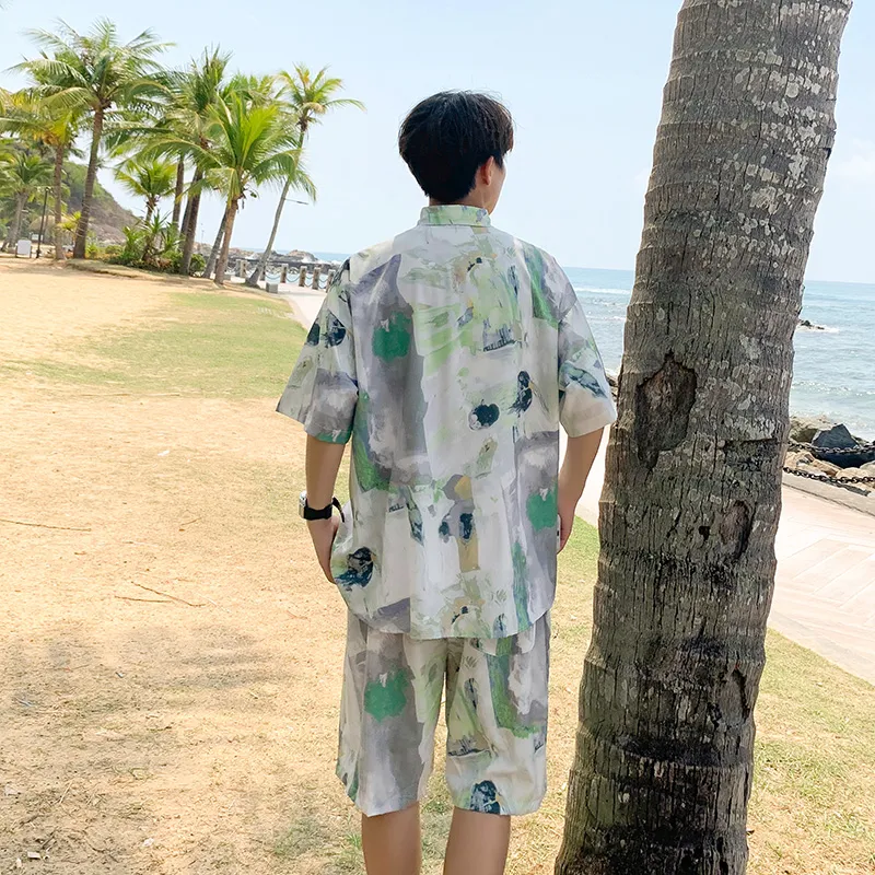 Fakeyoung Shirt Matching Set Unisex-6