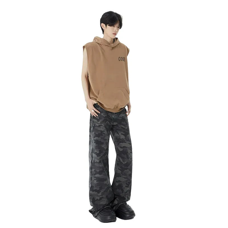 Fakeyoung Cargo Pants Unisex Camouflage-2