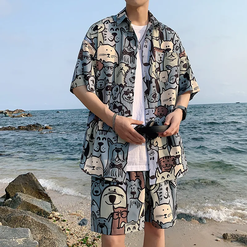 Fakeyoung Shirt Matching Set Unisex-12