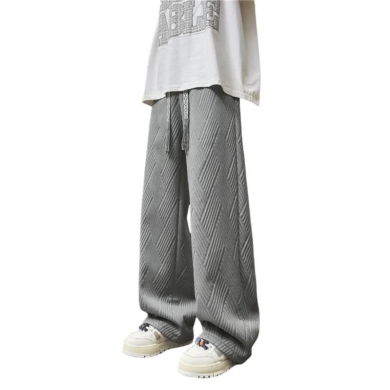 Fakeyoung Casual Pants Unisex White-9