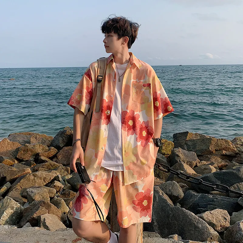 Fakeyoung Shirt Matching Set Unisex-13