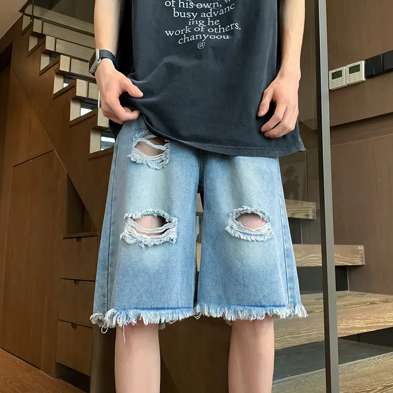 Fakeyoung Denim Shorts Unisex-7