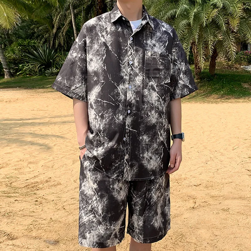 Fakeyoung Shirt Matching Set Unisex-5