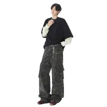Fakeyoung Cargo Pants Unisex Camouflage