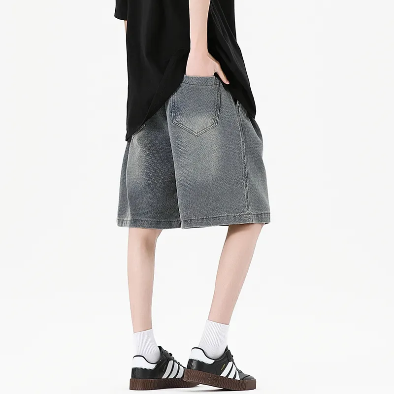 Fakeyoung Denim Shorts Unisex-13