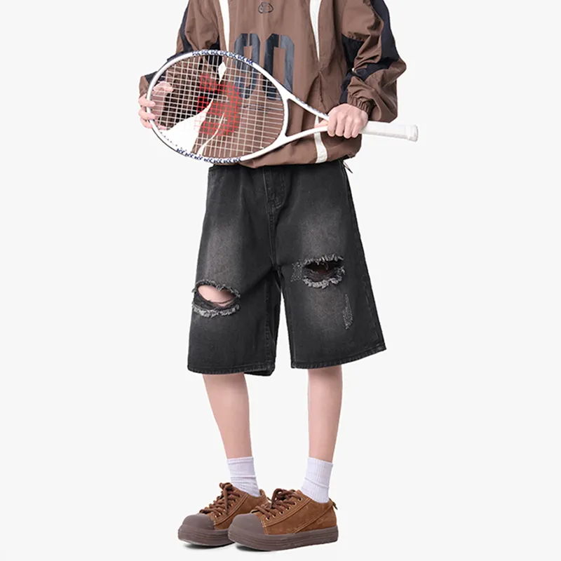 Fakeyoung Denim Shorts Unisex-4