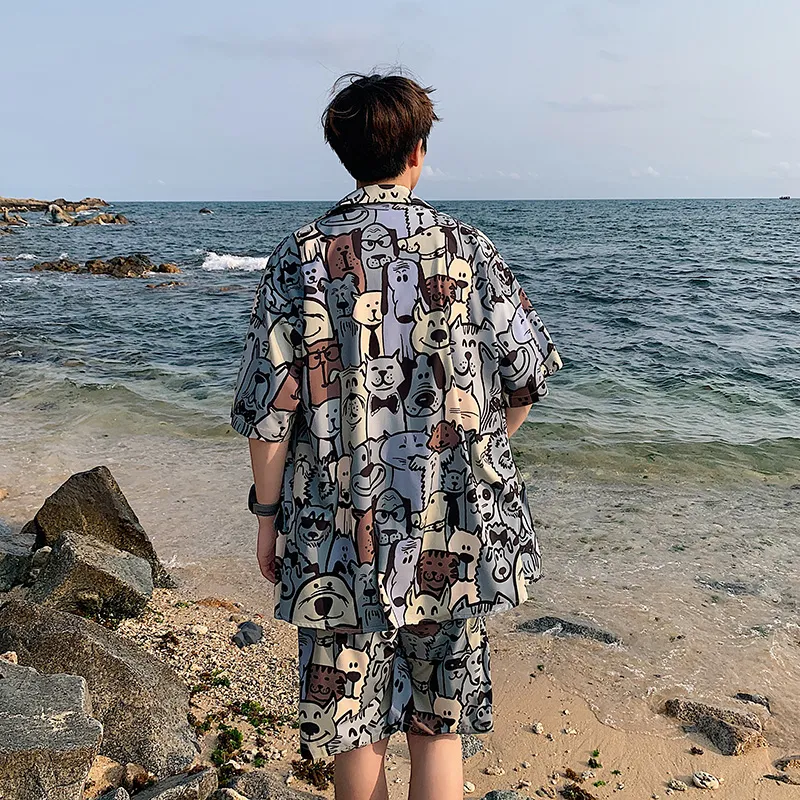 Fakeyoung Shirt Matching Set Unisex-13