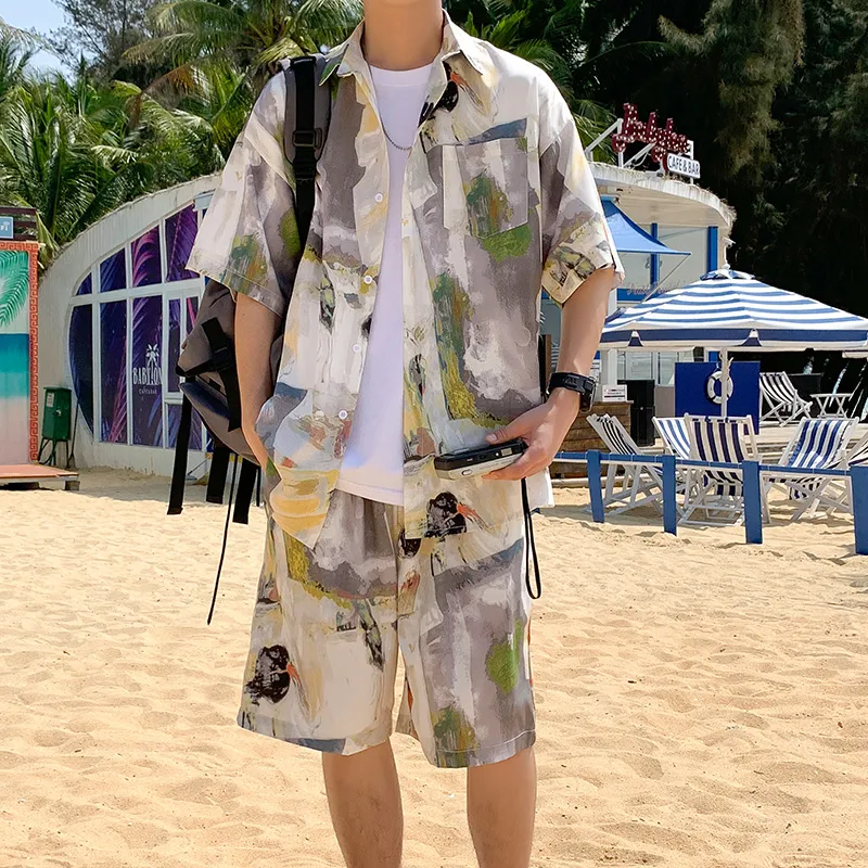 Fakeyoung Shirt Matching Set Unisex-11