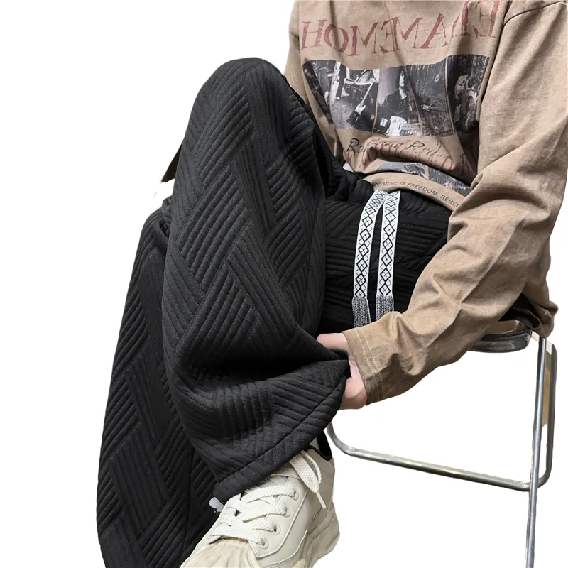 Fakeyoung Casual Pants Unisex White-7