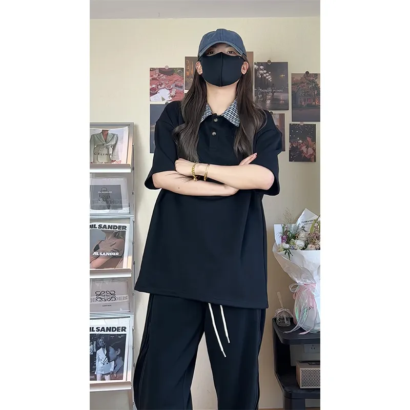 Fakeyoung Short Sleeved Polo Shirt Unisex-4