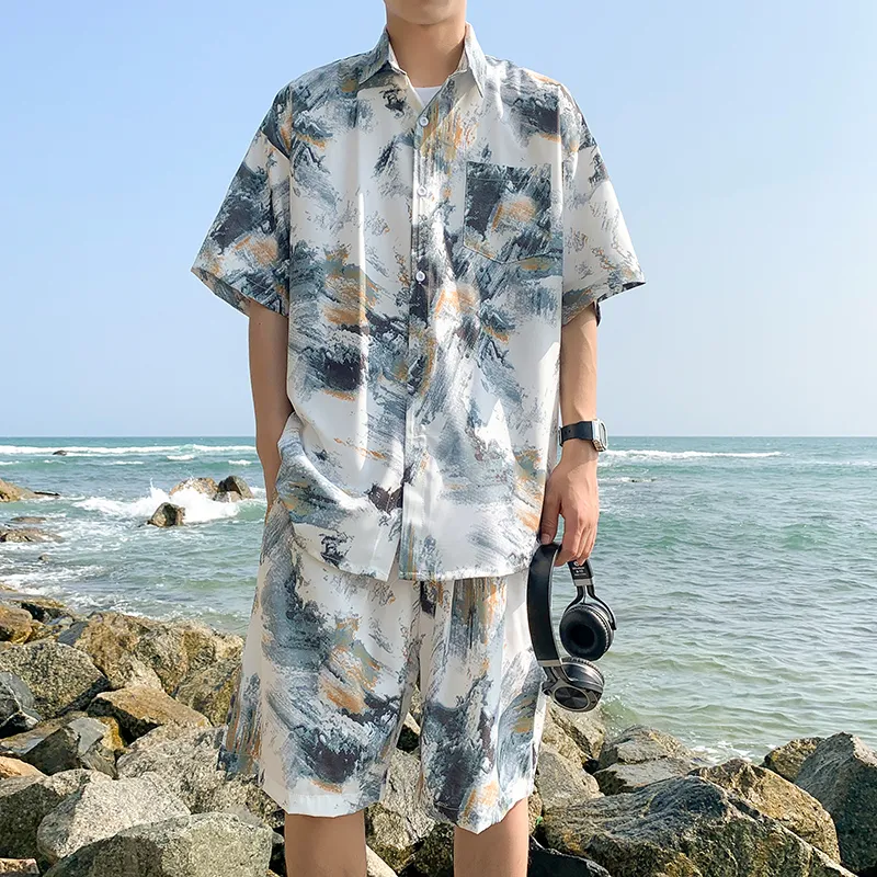 Fakeyoung Shirt Matching Set Unisex-15