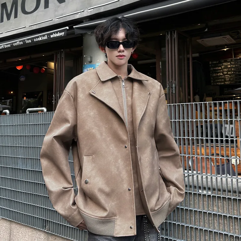Fakeyoung Leather Jacket Unisex-8