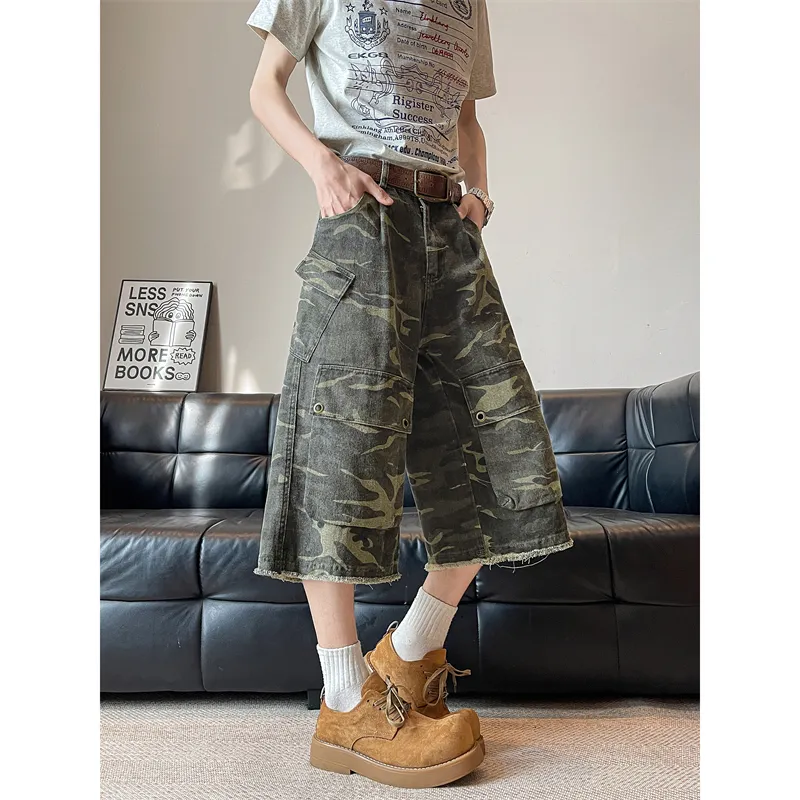 Fakeyoung Casual Shorts Unisex Camouflage-2