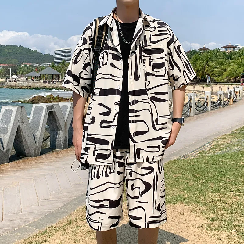 Fakeyoung Shirt Matching Set Unisex-8