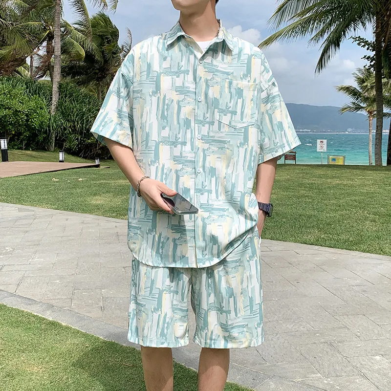 Fakeyoung Shirt Matching Set Unisex-16