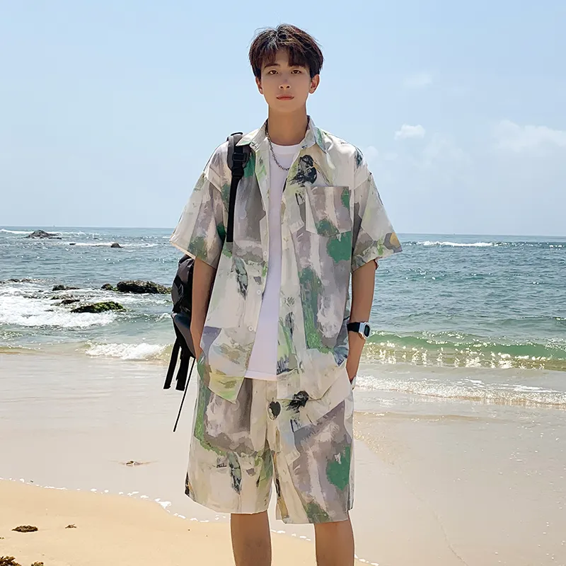 Fakeyoung Shirt Matching Set Unisex-2