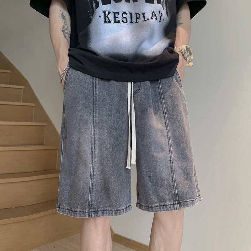 Fakeyoung Denim Shorts Unisex-7